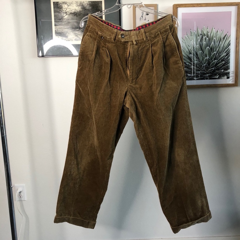 Brown Corduroy Pants Wide Leg